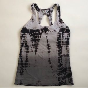 Hard Tail Ombré Tie-dye Yoga Workout Top M
